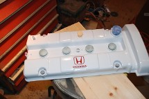 White Honda Painted Motorcycle Piece